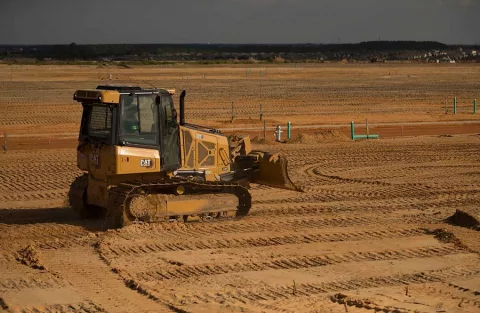 Бульдозер Cat D1